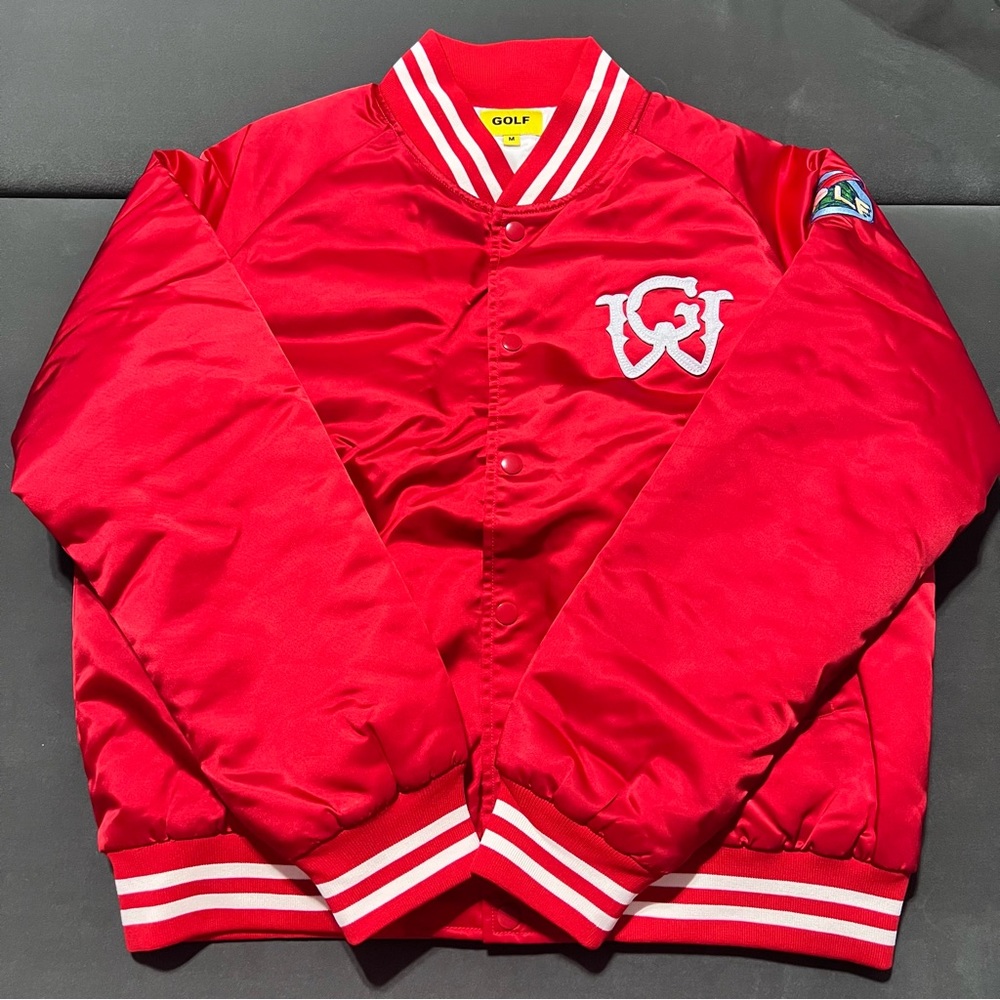 Golf Wang - University Satin Baseball Jacket!